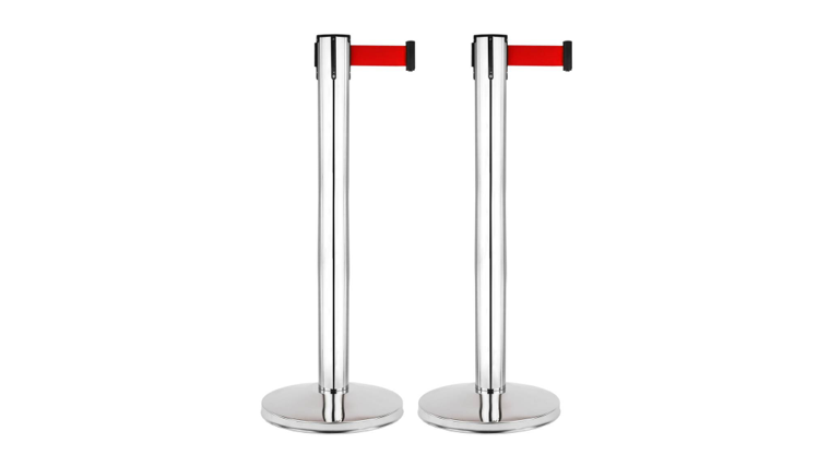 Retractable barrier post