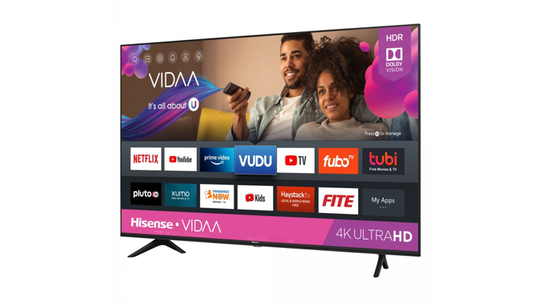 50-inch TV with wall mount