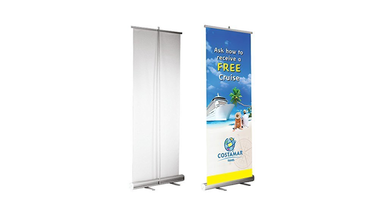 Printed roll-up banner