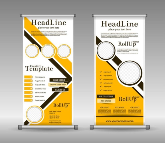 Trade Show Roll Up Banner Sizes Guide
