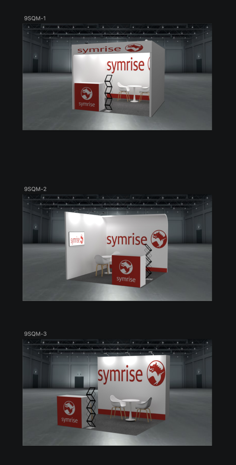 Symrise Standard Booth Case Design Picture