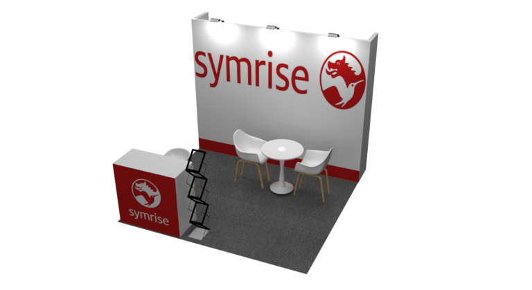 9 square meters booth renderings