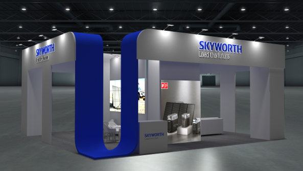 72 m² exhibition stand concept