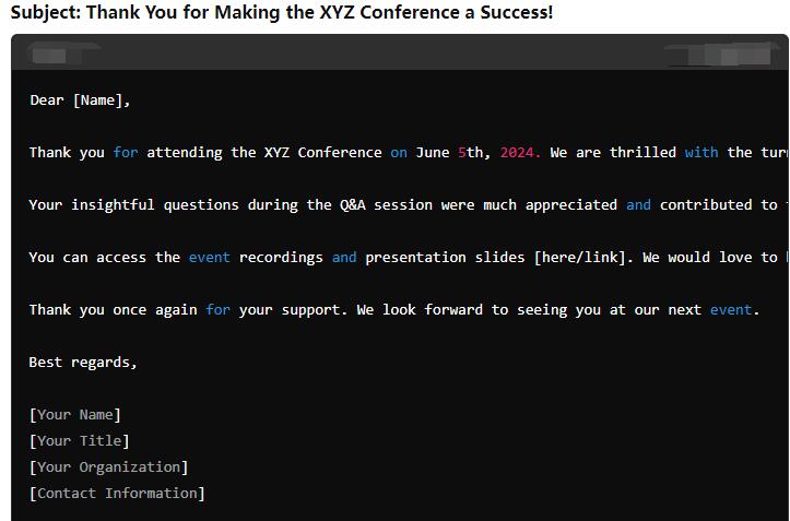 How To Write a Thank-You Email After a Successful Event